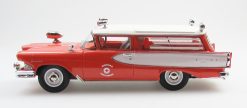 Alternative view of Edsel Roundup 2-door Station Wagon Ambulance 1958 red/white  1:43