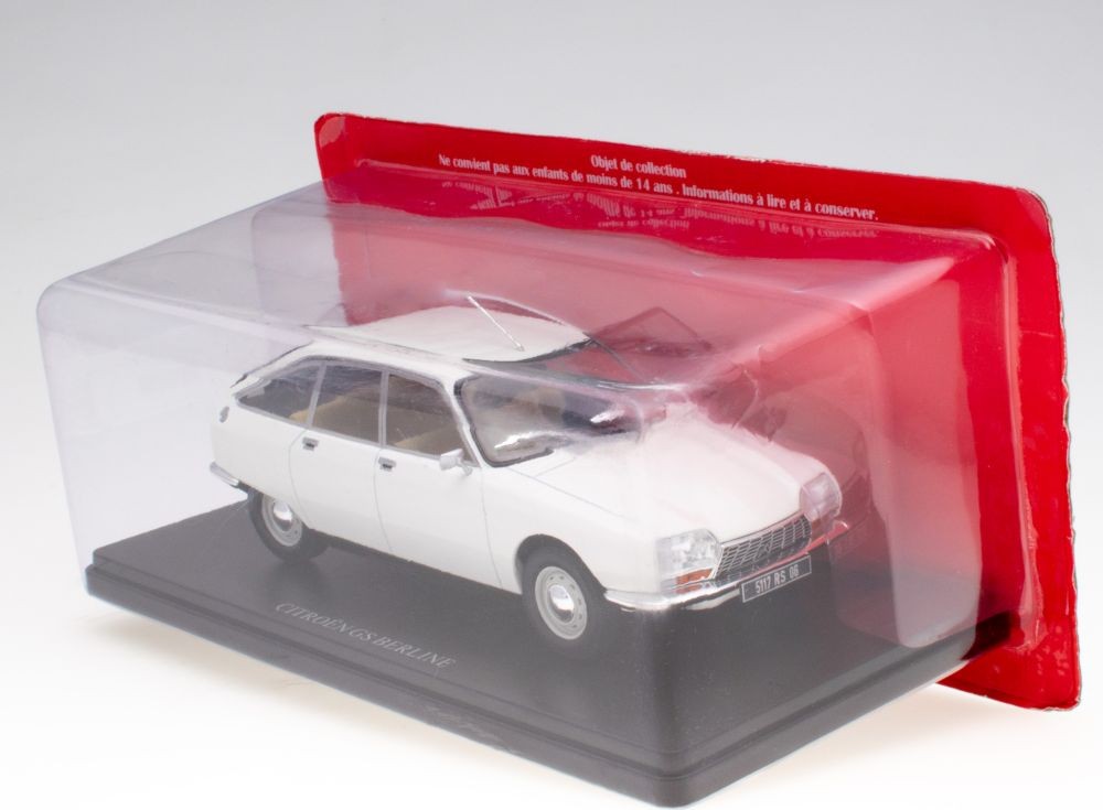 Citroen GS berline 1970 white 1:24 - Image 3