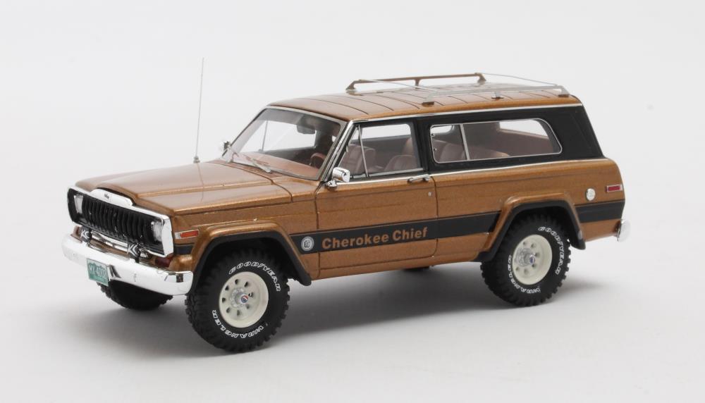 Jeep Cherokee Chief 1980 brown metallic 1:43 – Traffic Modelcars