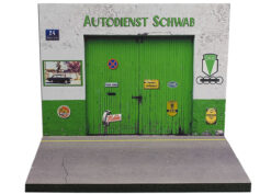 DKW/Auto Union diorama garage Autodienst Schwab  1:43