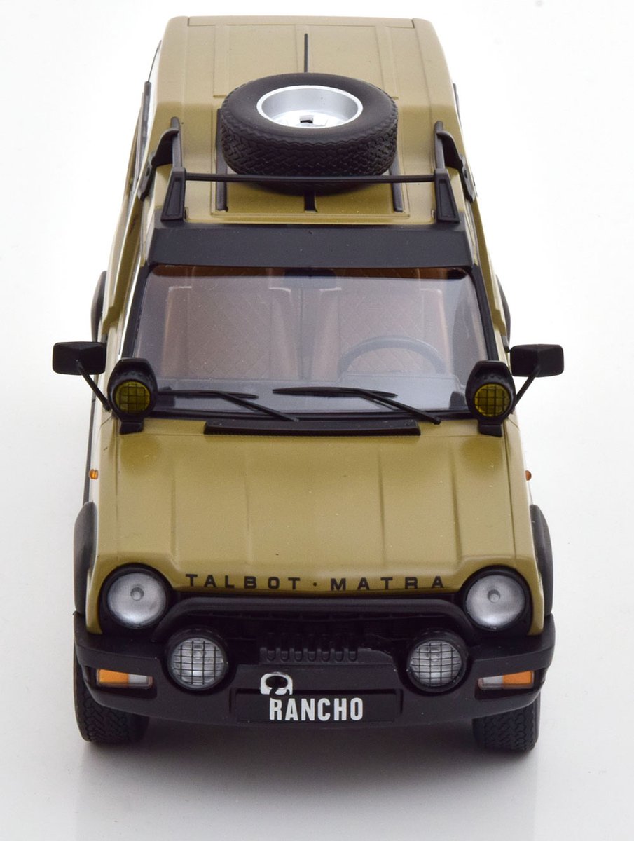 KK-Scale Talbot Matra Rancho 1979 1:18 Voiture Miniature - Jaune Ocre (KKDC180824) | Achetez sur