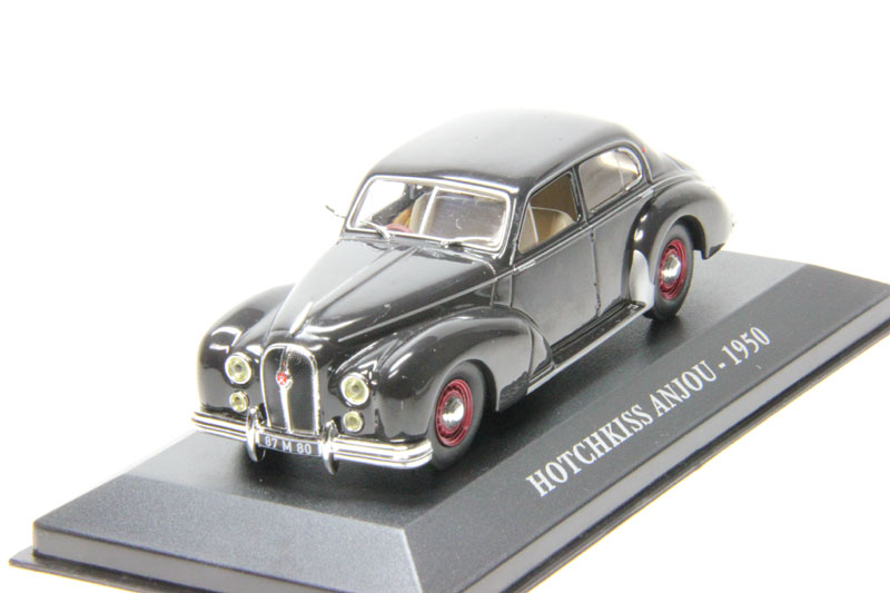 HOTCHKISS Anjou 1952 - Miniature CCC 1/43 - Résine Bleue - Occasion