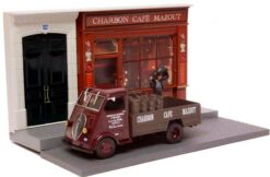 Peugeot DMA plateau Charbon Cafe Mazout with diorama  1:43