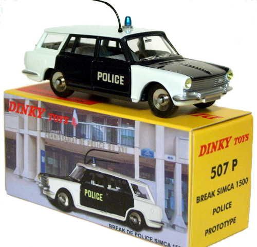 Simca 1501 Break Police 1969 1/43 - Collection