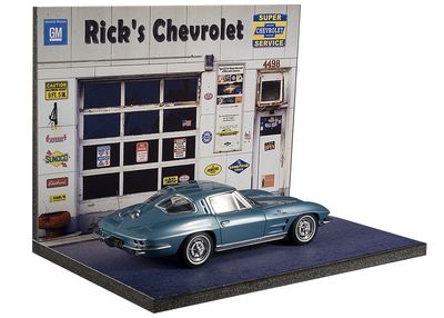 Chevrolet garage diorama Rick's Chevrolet 1:43 - Image 3