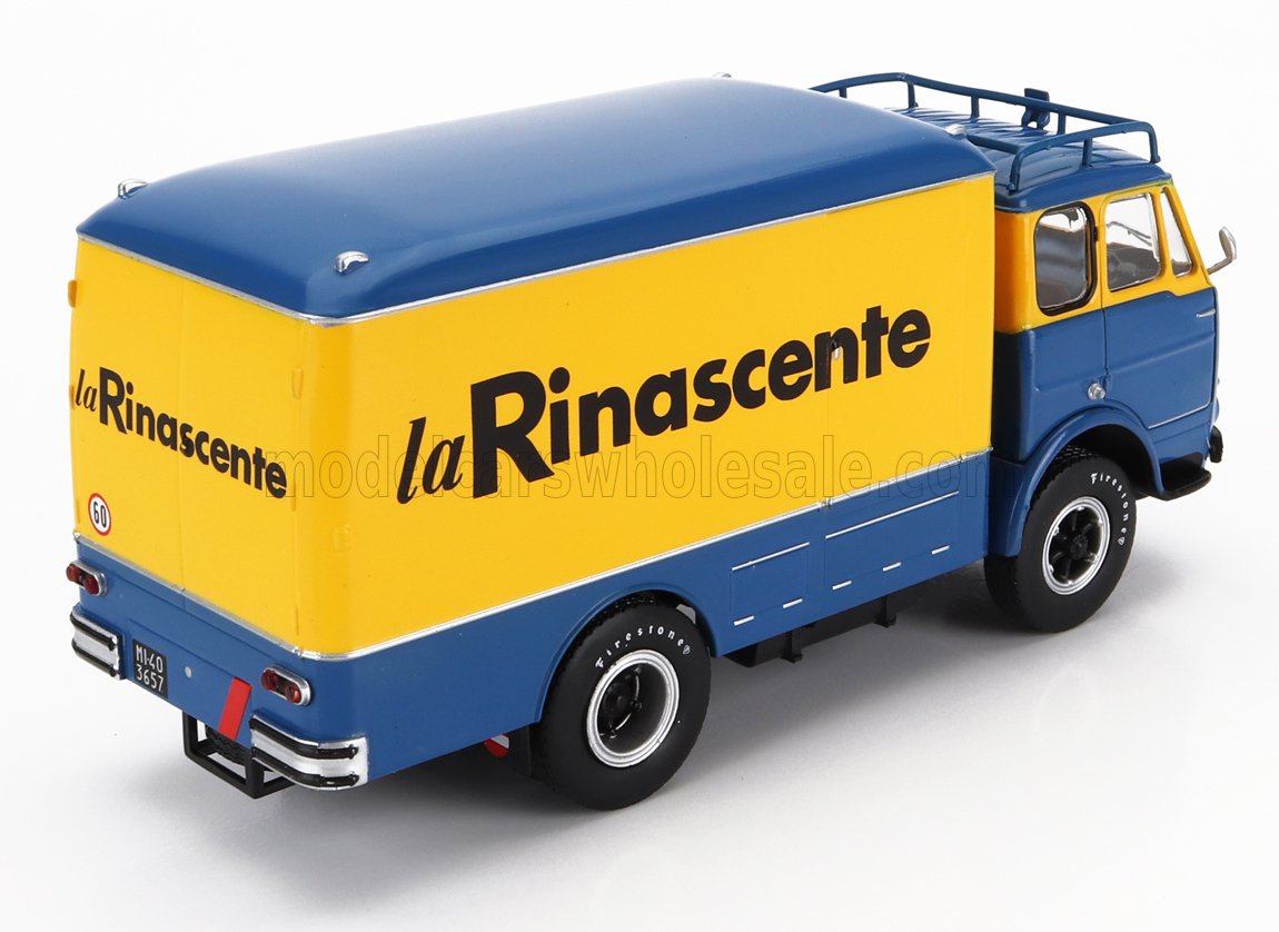 Alfa Romeo 1000 truck La Rinascente 1958 blue/yellow 1:43 - Image 2