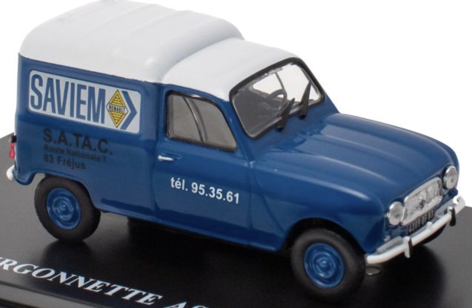 Miniature Renault 4L F4 Fourgonnette - 1:43 Odéon 166, Alpine Assistance