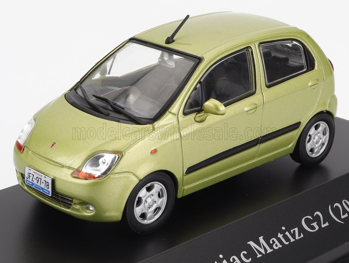 Pontiac Matiz G2 2007 green metallic 1:43