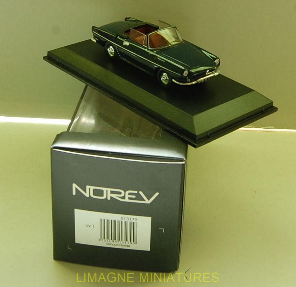 NOREV 1/43 – Renault Floride – Orange Brique – Miniature De Collection