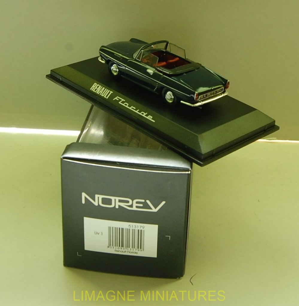 Renault Floride cabriolet bleue – Voiture miniature 1/43