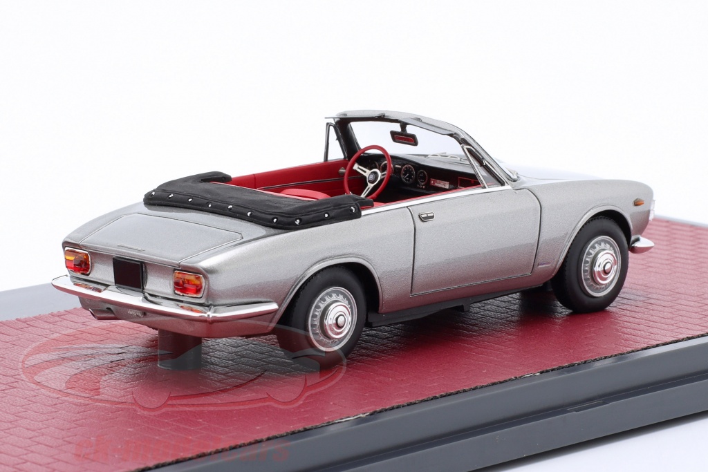 Alfa Romeo Giulia GTC Touring cabriolet 1964 grey metallic 1:43 - Image 2