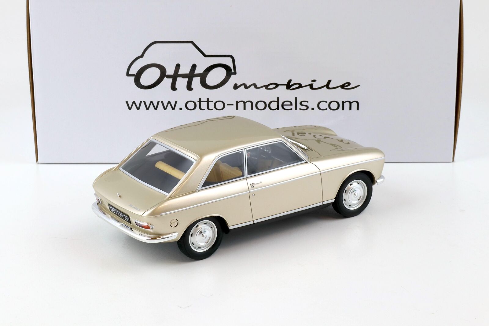 OTTOMOBILE,PEUGEOT 304 S Coupé 1972 Yellow, 1/18, OT1113