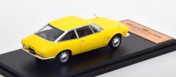 Alternative view of Isuzu 117 Coupe (PA90) 1968 yellow 1:43