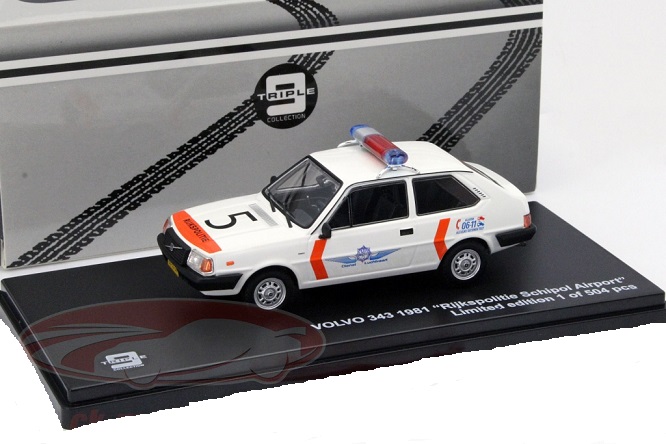 Volvo 343 Rijkspolitie Schiphol Airport 1981 1:43