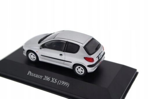 Peugeot 206 XS 1999 silver  1:43