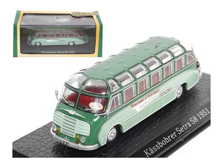 Kässbohrer Setra S8 1951 twotone green 1:72