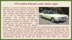 Cadillac Eldorado 2 door station wagon 1972 beige/brown 1:43 - Image 7