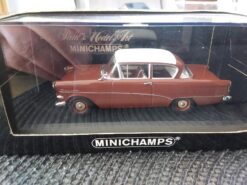 Opel Rekord P1 saloon 1958 brown/white  1:43