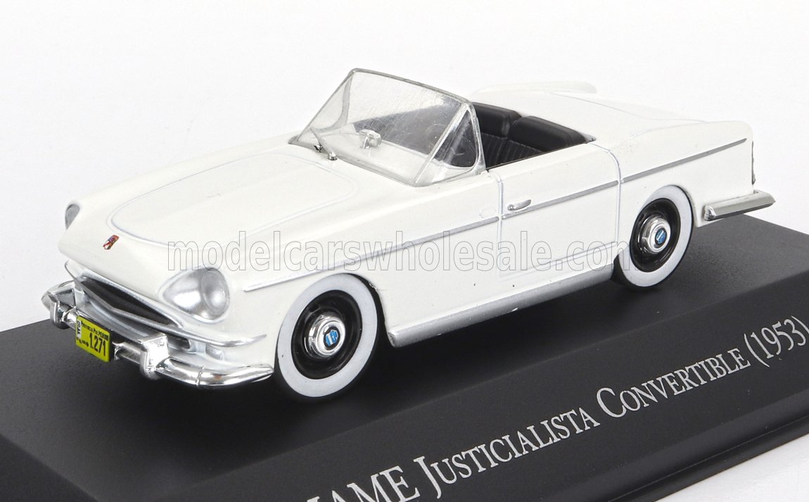 IAME Justicialista Convertible 1953 white 1:43