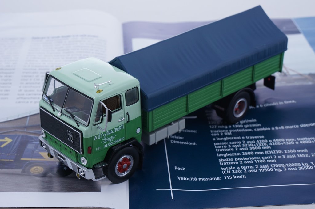 Camion Volvo F89 Turbo 6 - De Agostini Vintage N°43 - Miniature Neuve