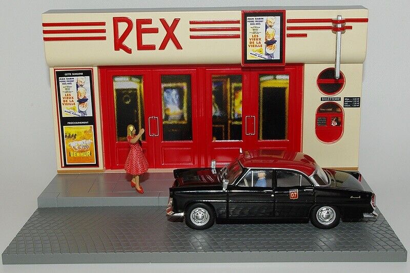 Simca Ariane 1961 diorama Taxi et le Cinema 1:43 - Image 3