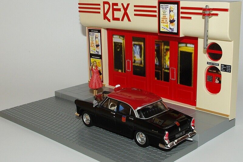Simca Ariane 1961 diorama Taxi et le Cinema 1:43 - Image 2
