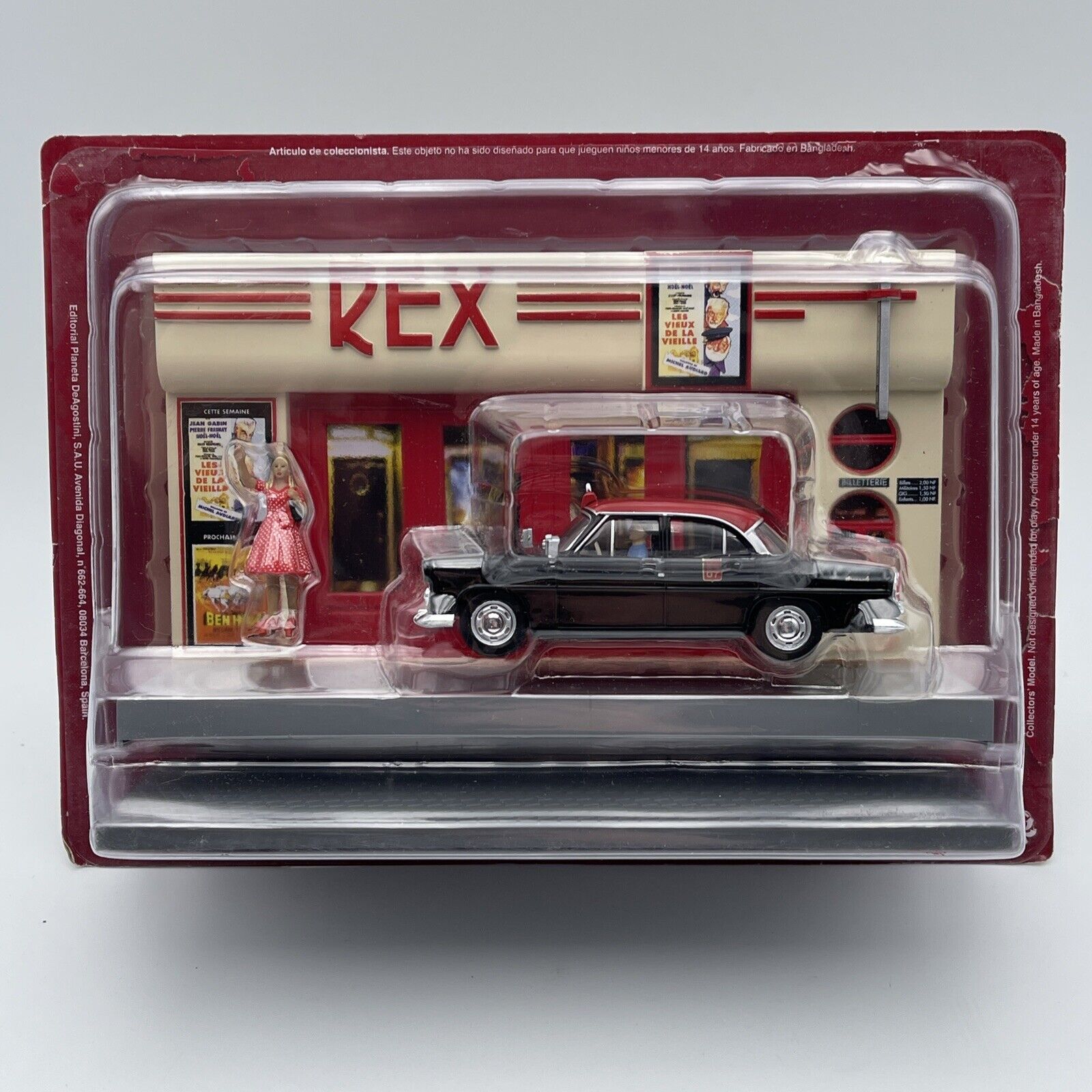 Simca Ariane 1961 diorama Taxi et le Cinema 1:43 - Image 4