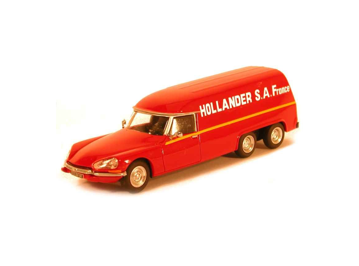 Citroen DS21 Tissier Fourgon Hollander S.A. France red 1:43 - Image 2