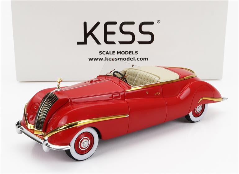Rolls Royce Phantom III Labourdette Vutotal Cabriolet 1947 red 1:43