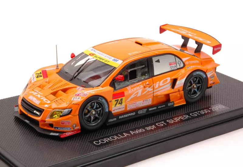 Toyota Corolla Axio apr GT Super GT300 2010 #74 orange 1:43