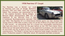 Peerless GT Coupe 1958 #378 silver 1:43 - Image 9
