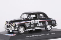 Simca Aronde de Record 100.000km 1953 black  1:43