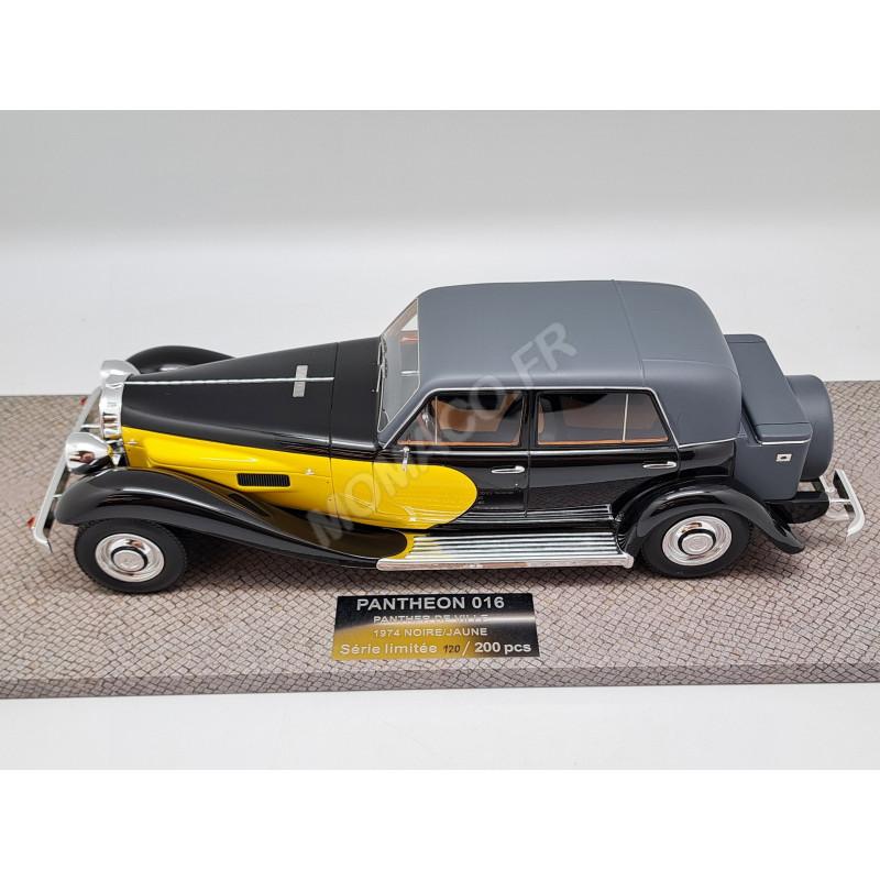 Panther De Ville V12 1974 black/yellow 1:18 - Image 5