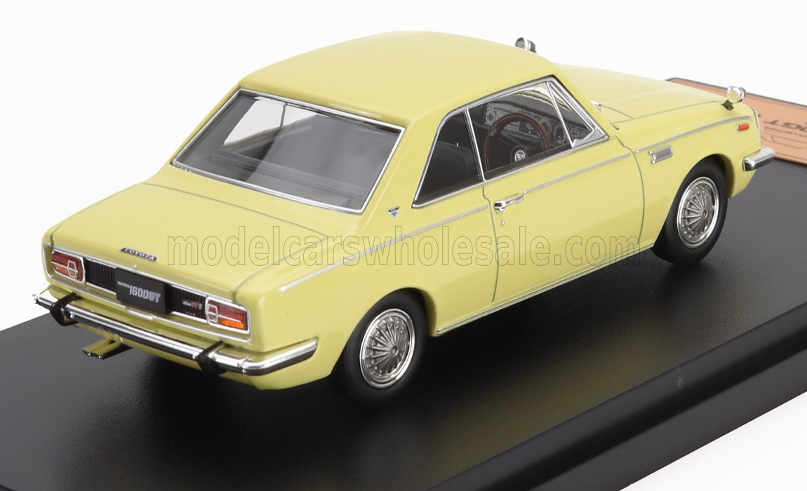 Toyota 1600GT (RT55) 1967 yellow 1:43 – Traffic Modelcars