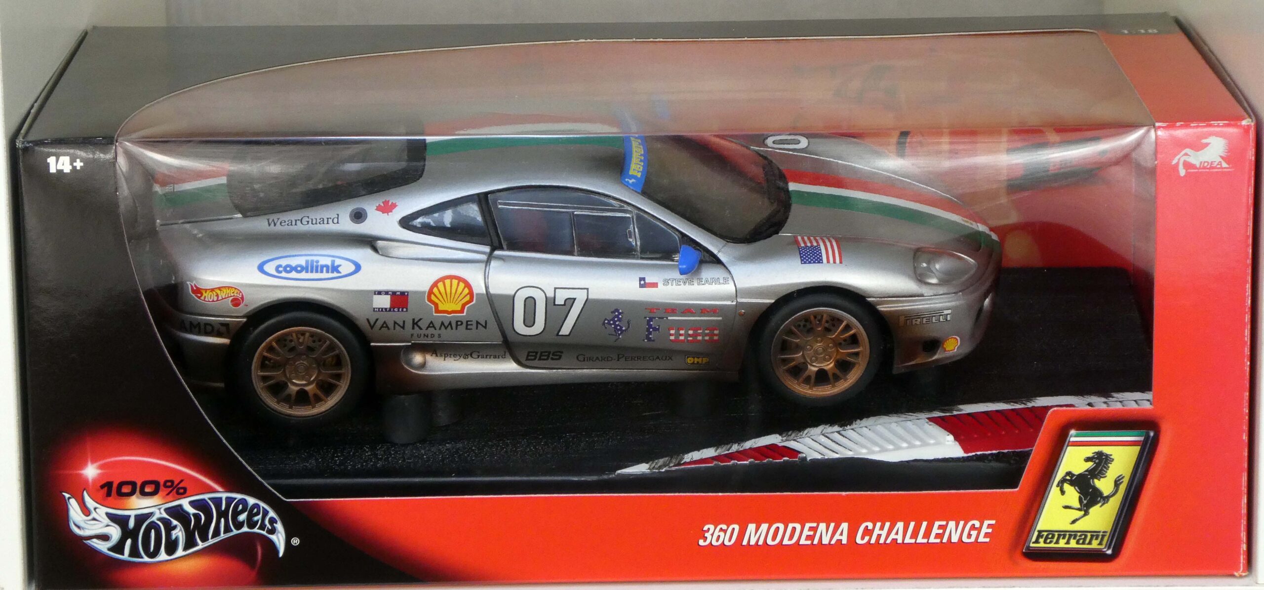 Ferrari 360 Modena Challenge #07 Steve Earle silver 1:18 - Image 2