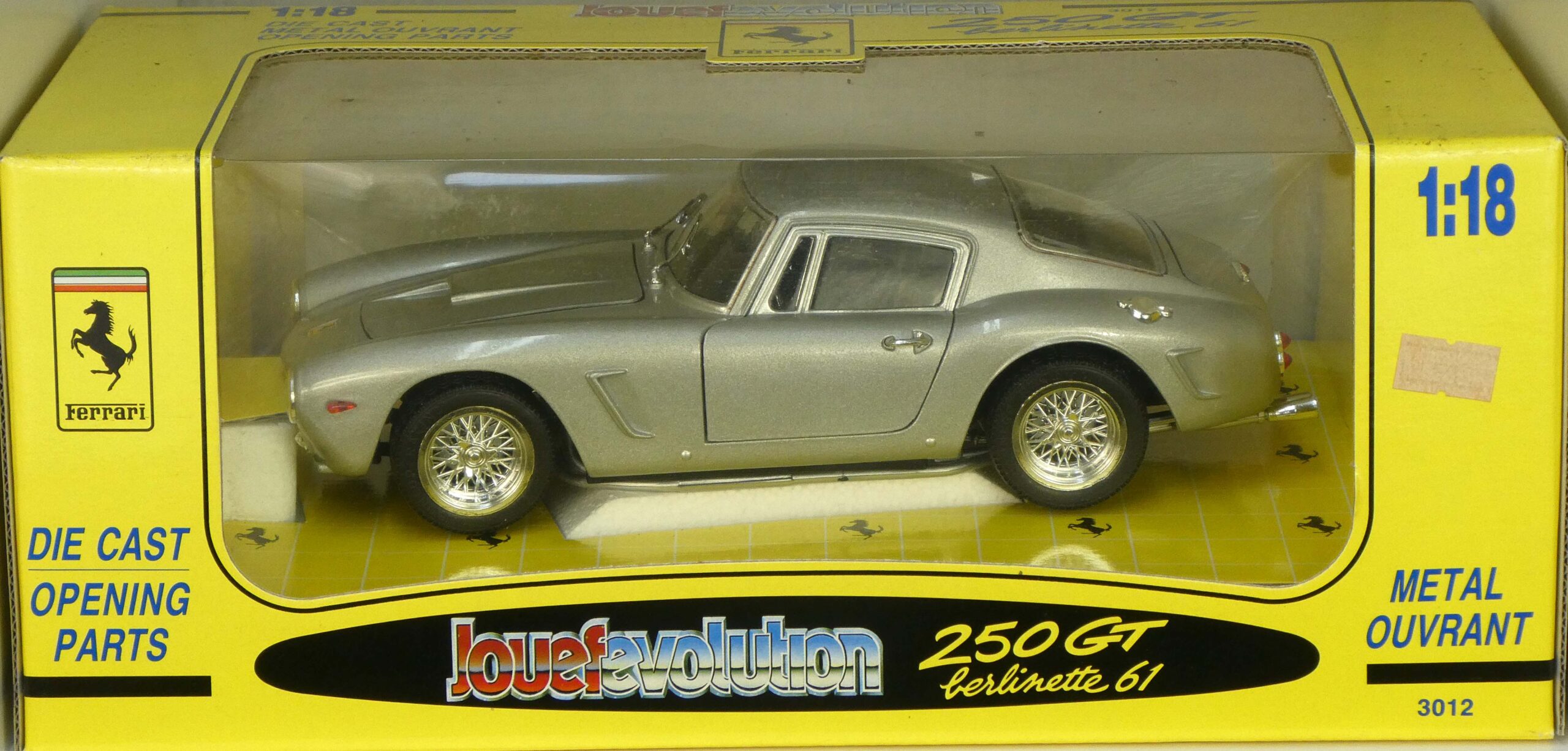 Alternative view of Ferrari 250GT Berlinetta 1961 silver  1:18