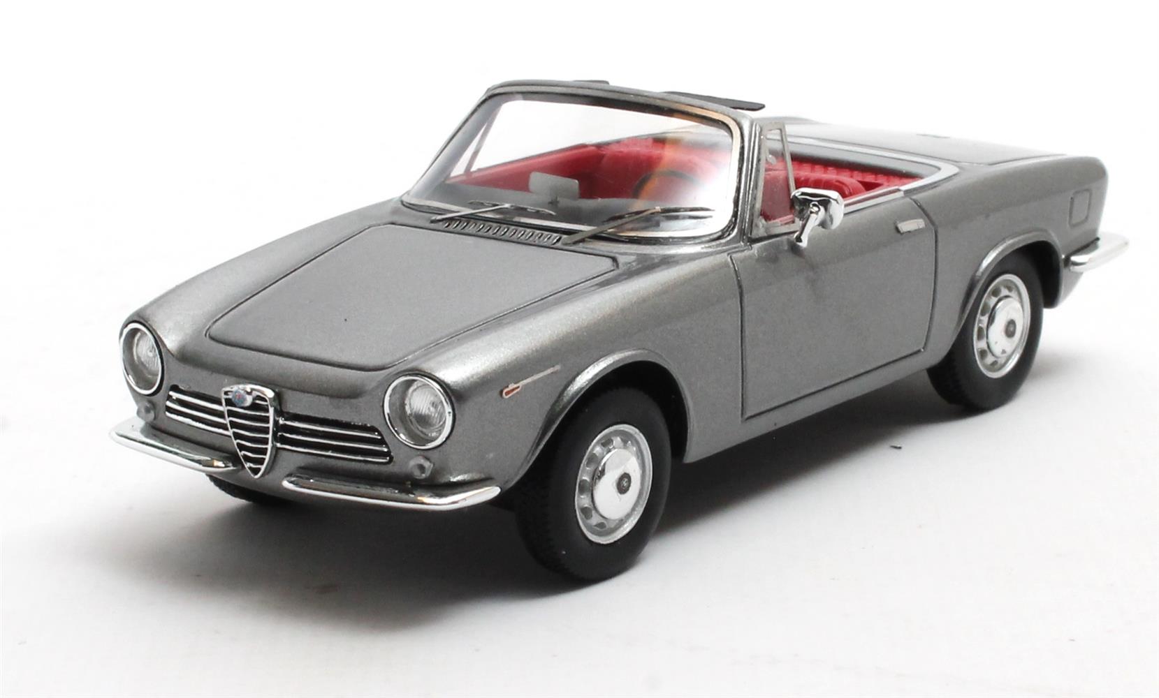 Alfa Romeo Giulia GT Spider prototipo 1963 grey metallic 1:43