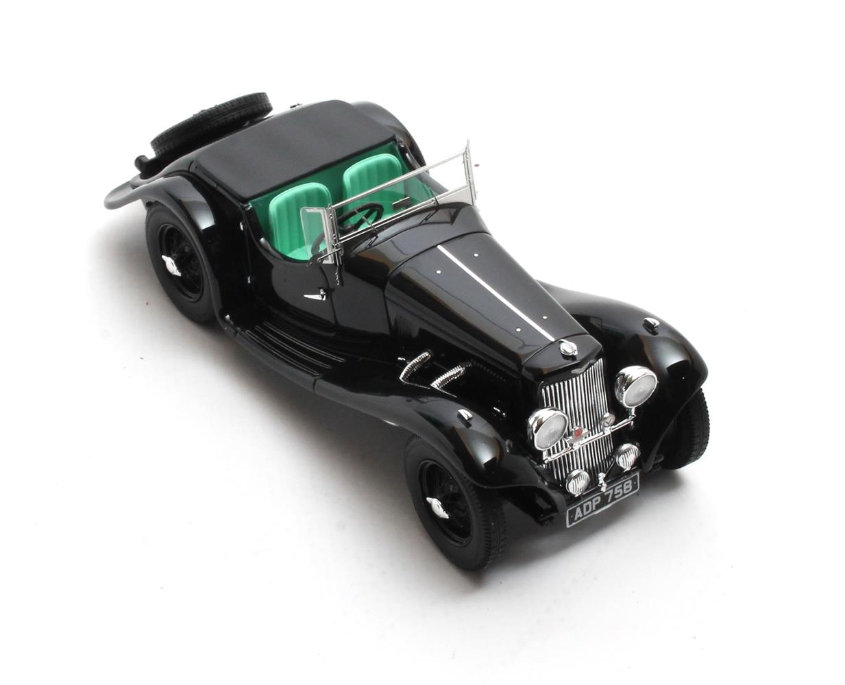 Aston Martin 15-98 2-4 passenger 1938 black 1:43 - Image 5