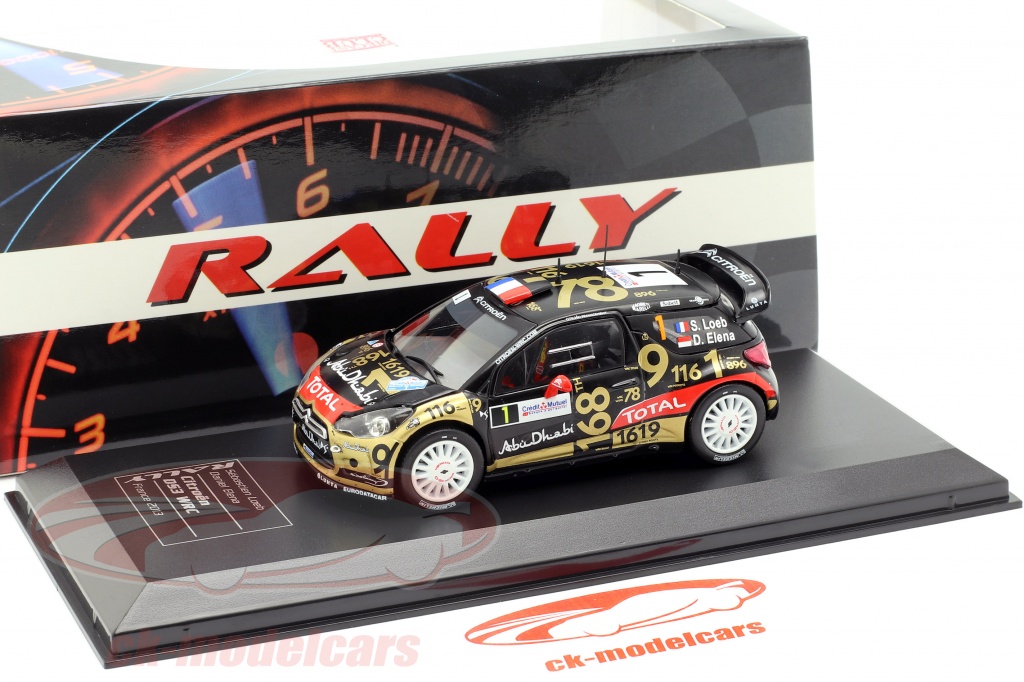 Citroen DS3 WRC France 2013 Loeb/Elena 1:43