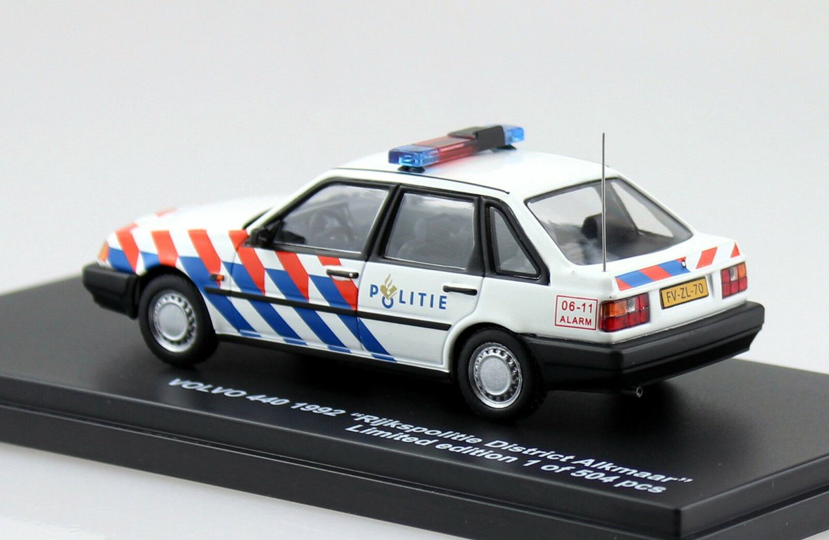 Volvo 440 Rijkspolitie District Alkmaar 1992 1:43 - Image 2