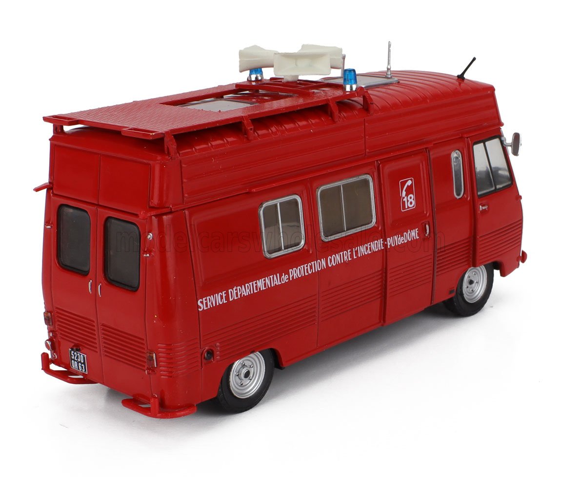 Camion Pompier Peugeot J7 1969 - Modèle Réduit Edicola 1:43 G113Z037 - Neuf