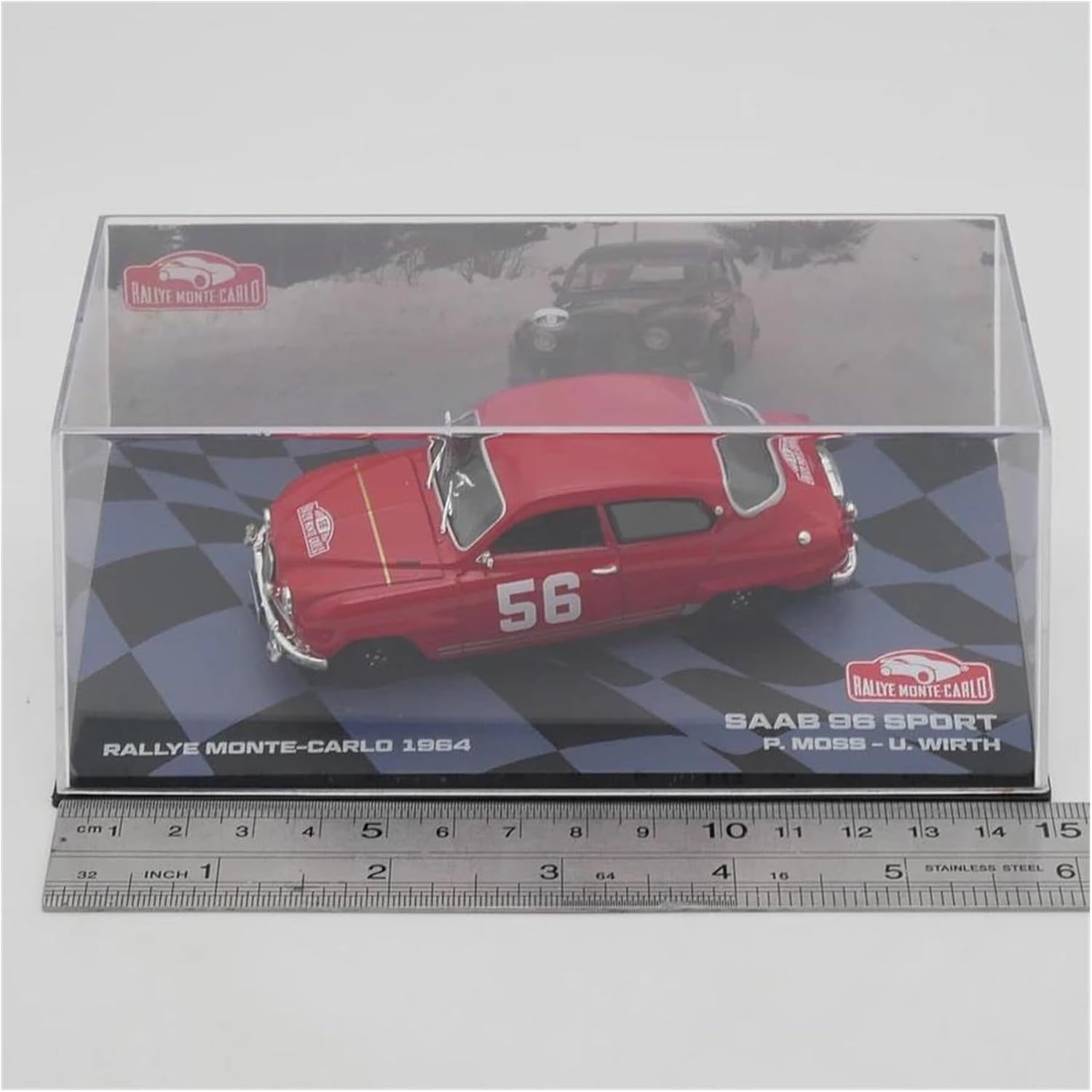 Saab 96 Sport Rally Monte Carlo 1964 #56 P. Moss/U. Wirth 1:43 - Image 3