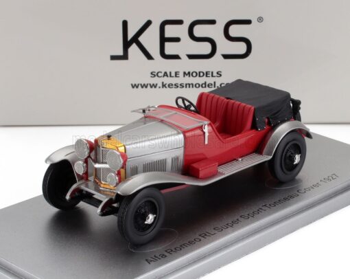 Alfa Romeo RL Super Sport Tonneau Cover 1927 red/silver  1:43