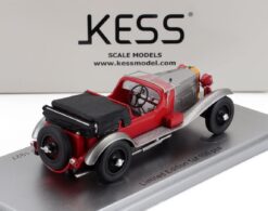 Alternative view of Alfa Romeo RL Super Sport Tonneau Cover 1927 red/silver  1:43