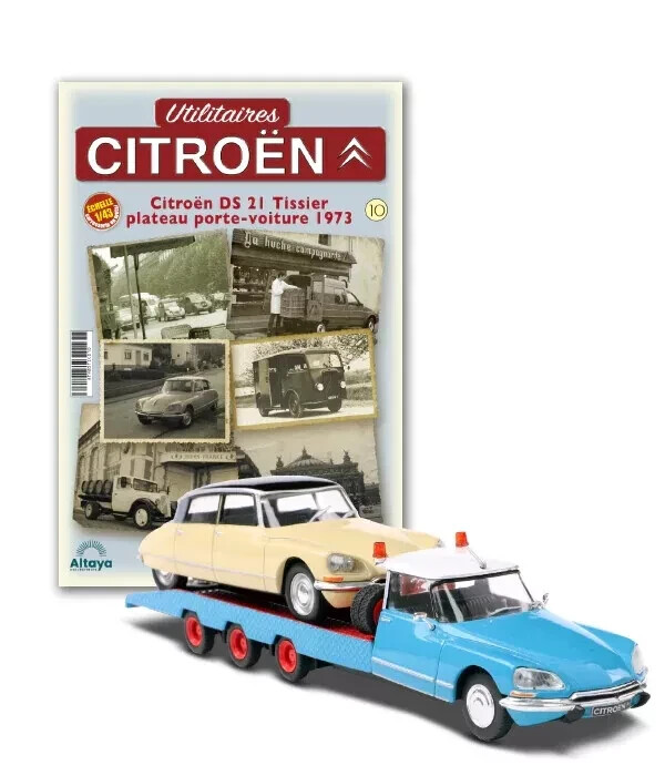 Citroën DS 21 Tissier Plateau 1973 - Miniature 1/43 Altaya Ixo - Neuve