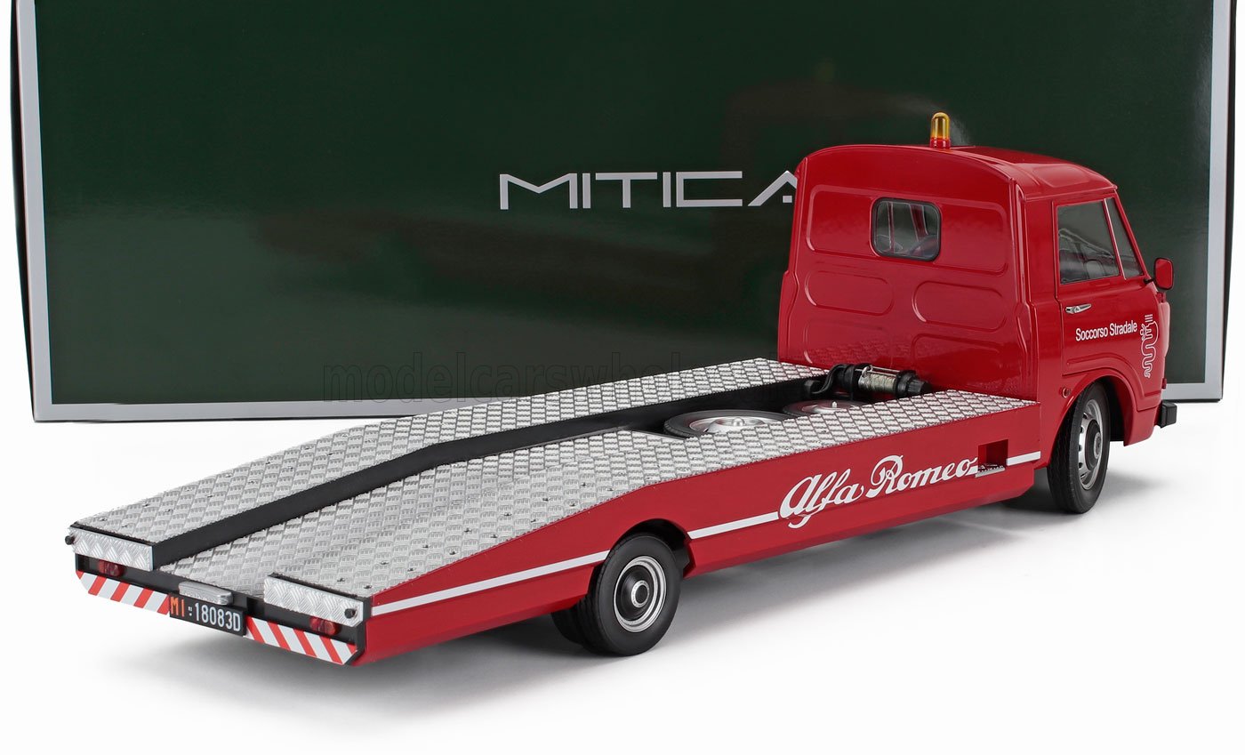 Alfa Romeo A12 (F12) Carro Attrezzi 2e serie 1977Soccorso Stradale Alfa Romeo red 1:18 - Image 2