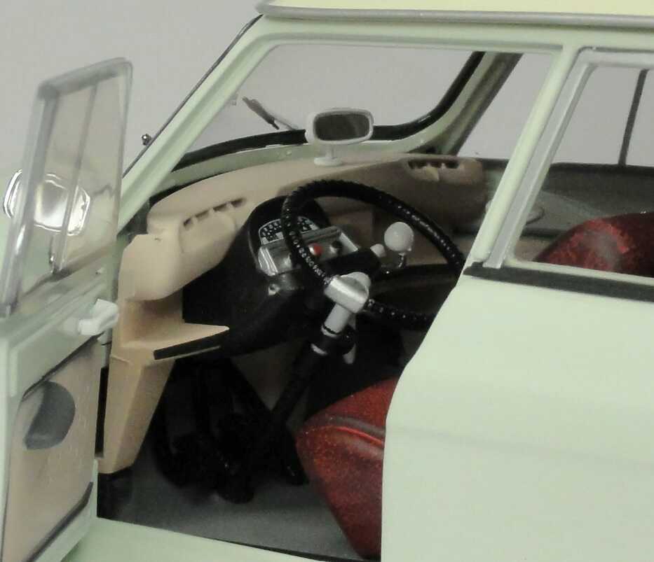Citroen Ami 6 1965 pastel green with beige roof  1:18 - Image 4