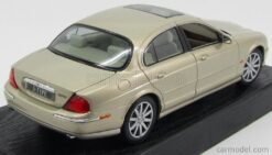 Alternative view of Jaguar S-type 1999 light gold met.  1:18