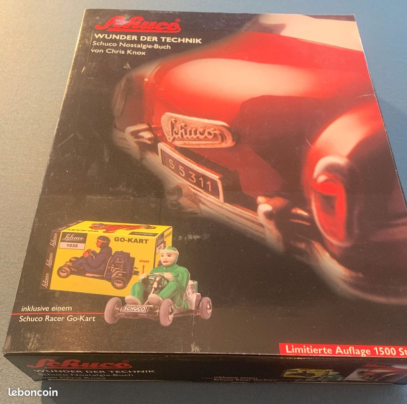 Schuco Nostalgie-Buch von Chris Knox inklusive Schuco Racer Go-Kart