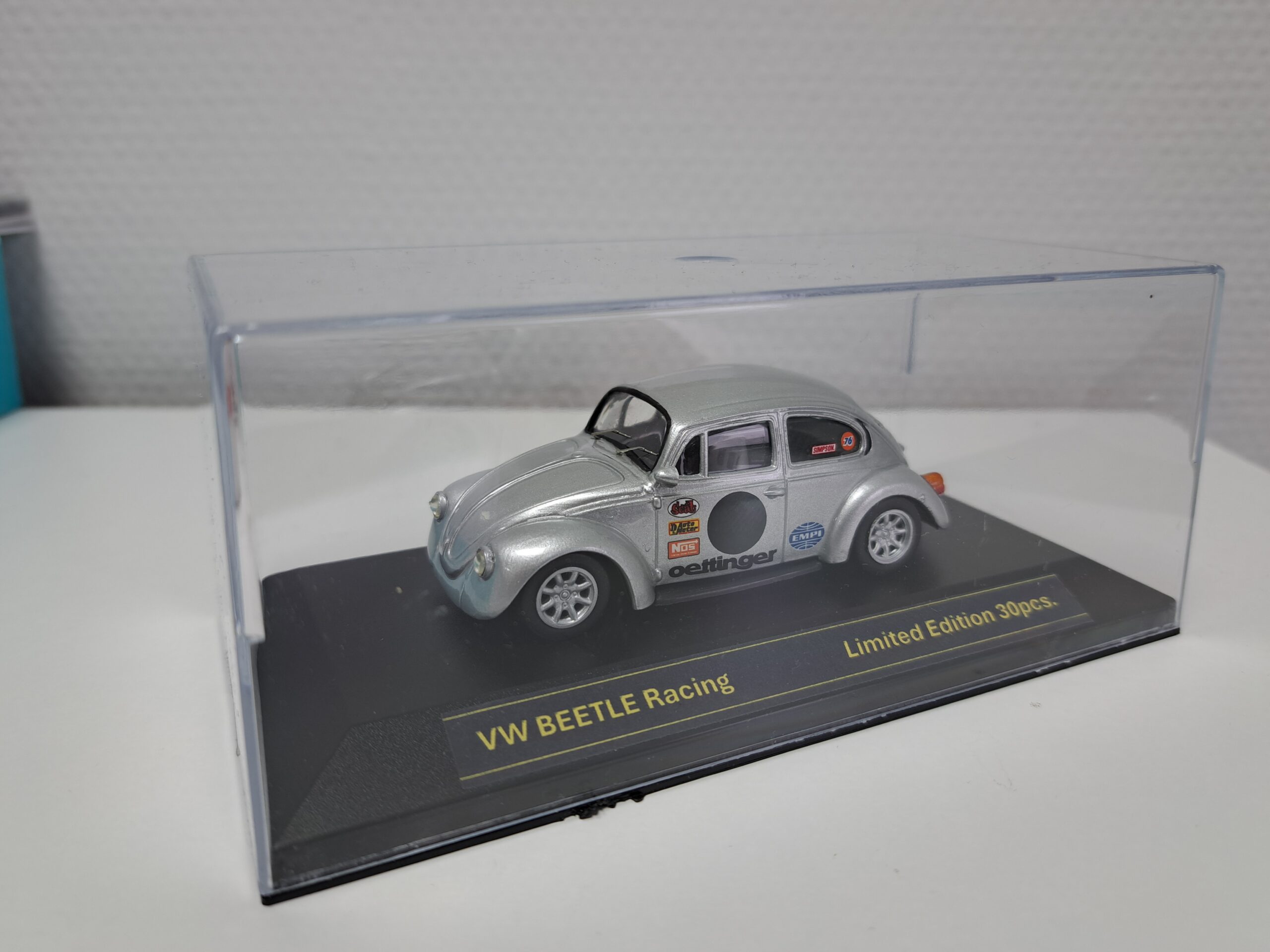 Volkswagen Beetle Racing silver 1:43